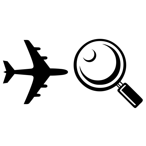 ✈🔍 Emoji Domain black and white Symbola rendering